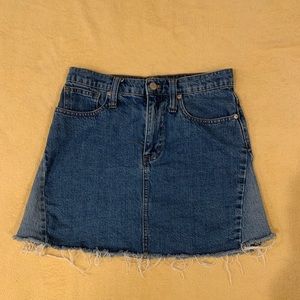 Madewell Jean skirt size 26